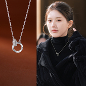 莫比乌斯环项链女款 2026新款 高级感毛衣链轻奢小众设计感颈链配饰