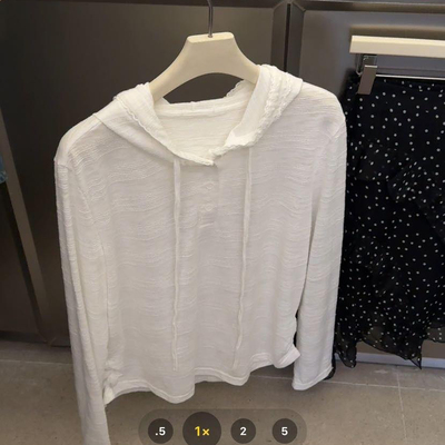 SUSAN-夏上新韩系连帽温柔百搭防晒小衫3202s