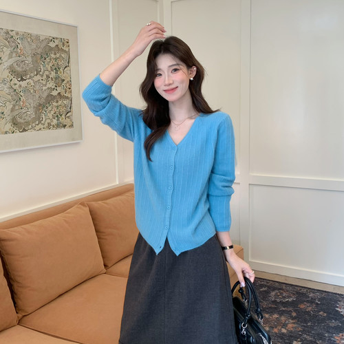 SUSAN-常穿搭不费力简约随性风纯色毛感百搭日常通勤半身裙6611s