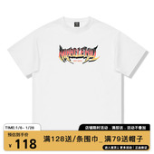 MIRACLE 圆领T恤男女款 KILLSS2026春夏新款 立体火焰字母运动短袖