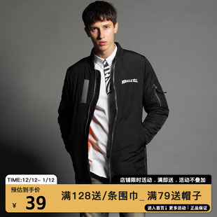 MIRACLE 夹棉防水风衣夹克男女 KILL假日系列潮牌英文字母中长款