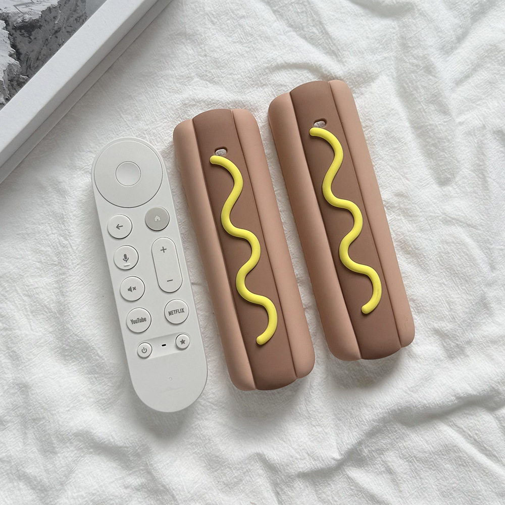 适用2024谷歌Google TV Streamer 4K电视盒子遥控器硅胶壳保护套