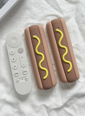 适用2024谷歌Google TV Streamer 4K电视盒子遥控器硅胶壳保护套