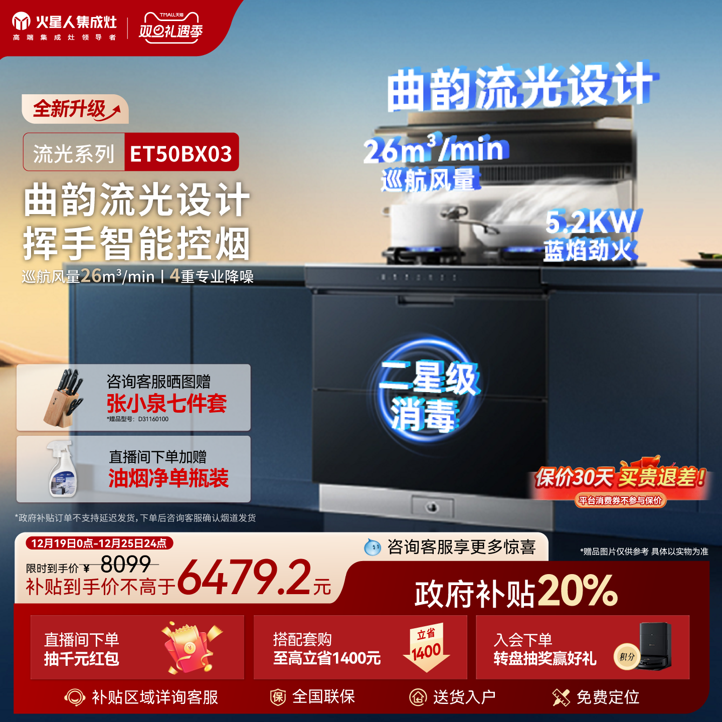 [国家补贴20%]火星人流光系列