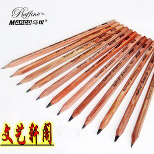 马可7001原木杆绘图铅笔 素描铅笔 绘画 正品 hb 套装 画画材