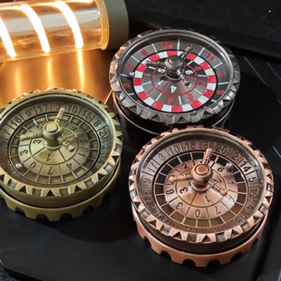 机械合金决策二代edc指尖陀螺轮盘赌轮盘游戏解压玩具啪啪币神器