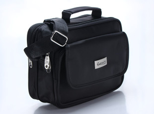 男士单肩包男款商务挎包休闲手拎斜挎包多层包中老年出行包收款包