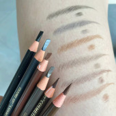 妮莱1818拉线眉笔粗款 防水持久固色不脱根根分明野生眉化妆师专用