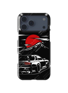 DIZZY JDM头文字D曜夜传说高桥凉介经典赛车马自达RX7转子手机壳