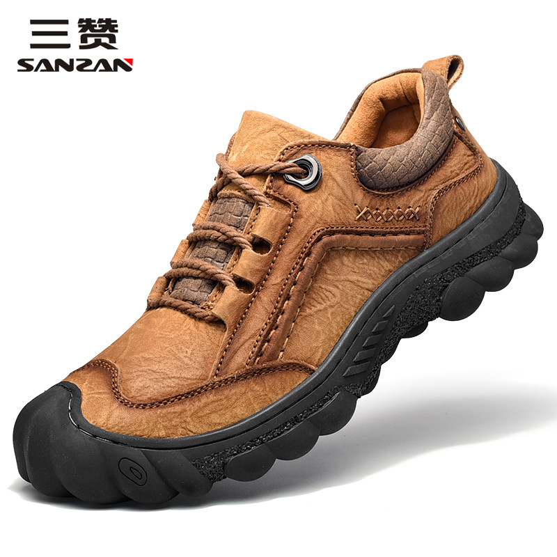 【正品保障】真皮户外休闲皮鞋