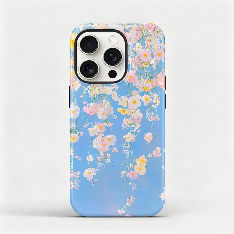 花朵适用苹果17promax手机壳iphone16plus磁吸软壳少女华为mate70保护套小米15pro防摔vivox300防摔oppox9壳