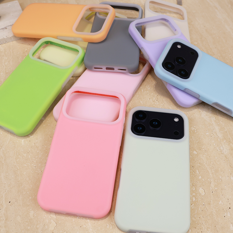 适用苹果17Pro手机壳液态硅胶iphone16Promax手机套新款纯色15Pro简约果冻13/14PM外壳防摔加厚保护壳高级感