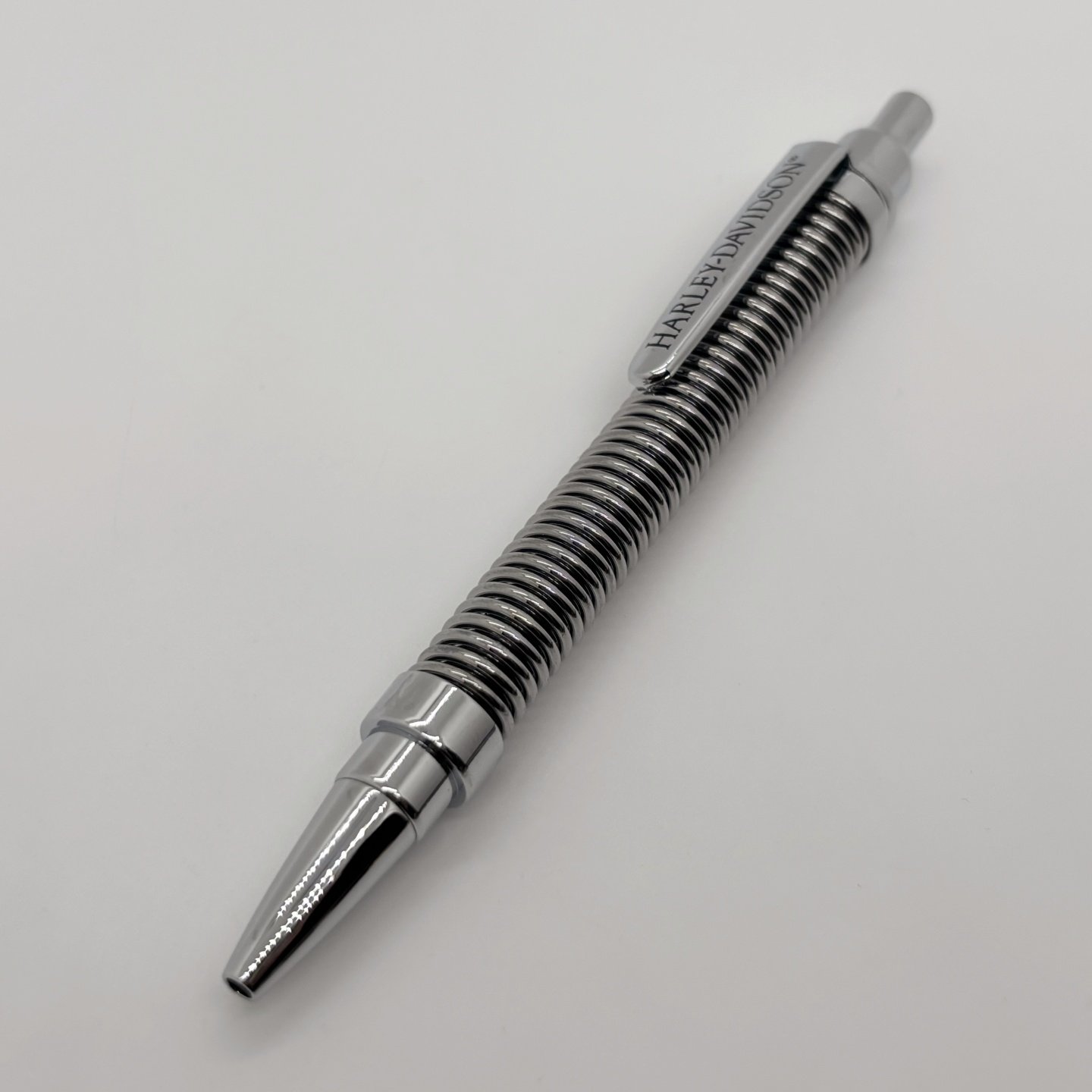 绝版老款少见美国HARLEYDAVIDSON哈雷戴维森减震器造型G2圆珠笔