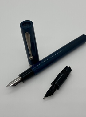 二手老款特价SHEAFFER犀飞利粗杆美工平尖钢笔含M,B尖两个笔头