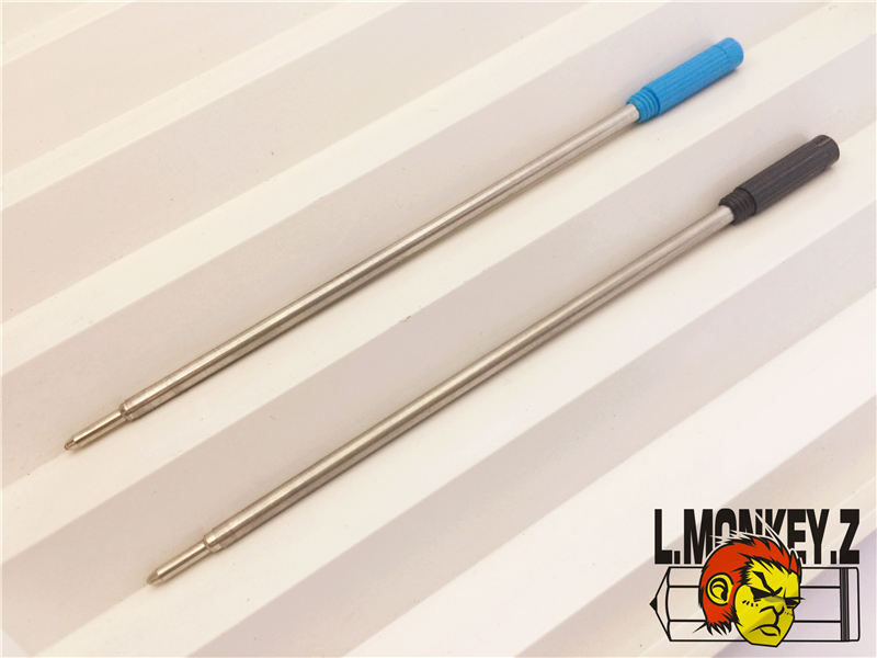 欧标常规旋转出芯圆珠笔顺滑笔芯