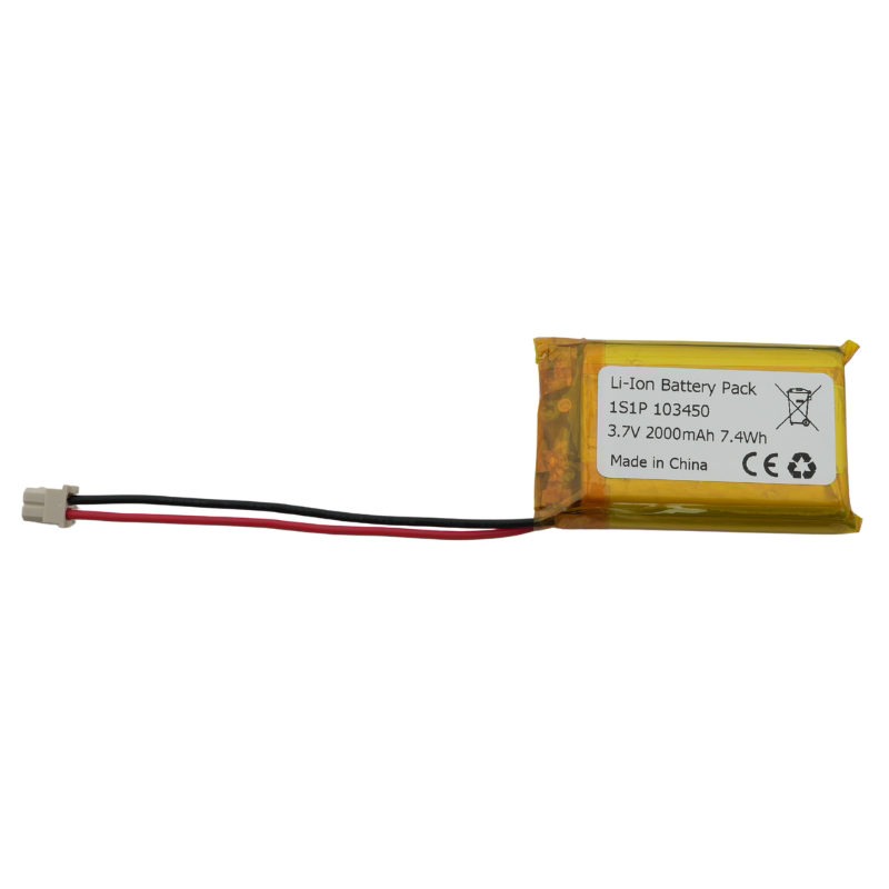 3.7V2000mAh锂电池 103450小布丁早教机美容仪头灯玩具可循环充电