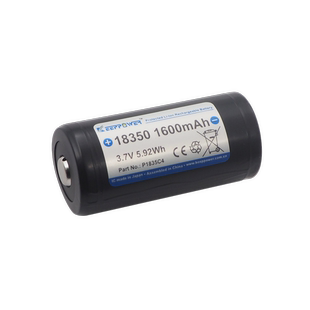 keeppower新上市高容量P1835C4 1600mAh加保护板 18350手电筒电池