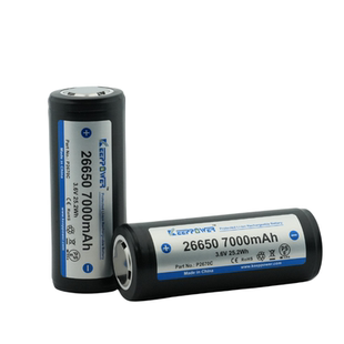 新品高容量Keeppower 26650 7000mAh 3.7v强光手电筒电池  P2670C