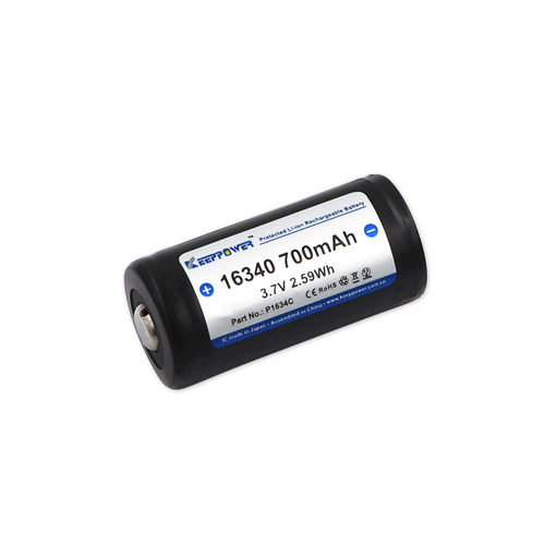 16340700mAh3.7v电池KP电筒电池