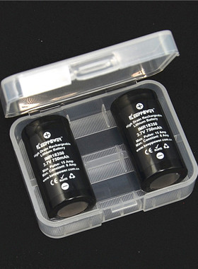 keeppower 设计18500 18350 收纳盒 塑料盒 电池盒收纳盒 保护盒