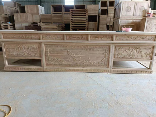 半封全封书桌榆木中式写字台