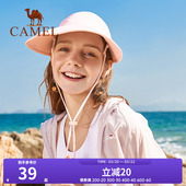 骆驼帽子新款 防晒空顶帽子夏天户外运动帽女百搭遮脸太阳帽鸭舌帽