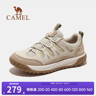骆驼女鞋新款登山鞋防滑户外鞋专业新款运动徒步鞋子越野爬山鞋女