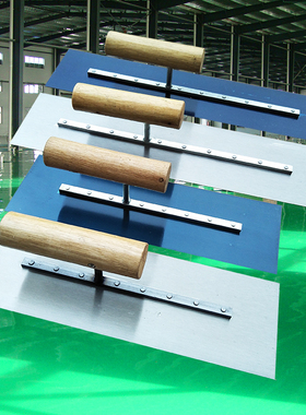 环氧地坪工具镘刀加长加厚抹泥刀抹子刮腻子泥工铁板大铁抹灰刀板