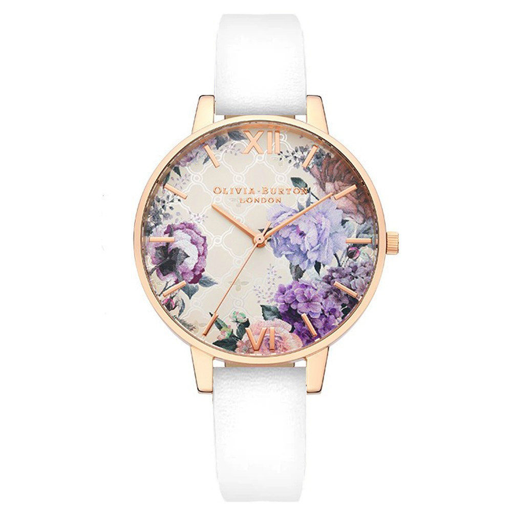 英国Oliviaburton紫罗兰花女手表