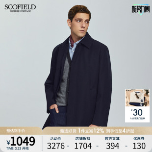 英伦风高端商务男士 外套时尚 可拆卸棉服 24秋冬新品 SCOFIELD男装