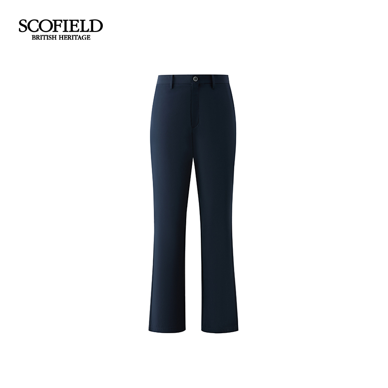SCOFIELD男装春季24年新款简约商务休闲裤直筒裤长裤修身通勤裤子