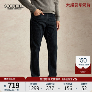 休闲牛仔裤 SCOFIELD男装 洗水工艺美式 直筒长裤 男 2025年秋冬新品