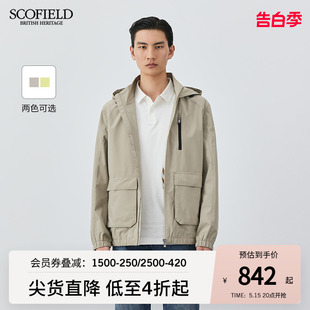 挺括有型 SCOFIELD 男装 春季 休闲夹克外套潮流通勤上衣 23年新款