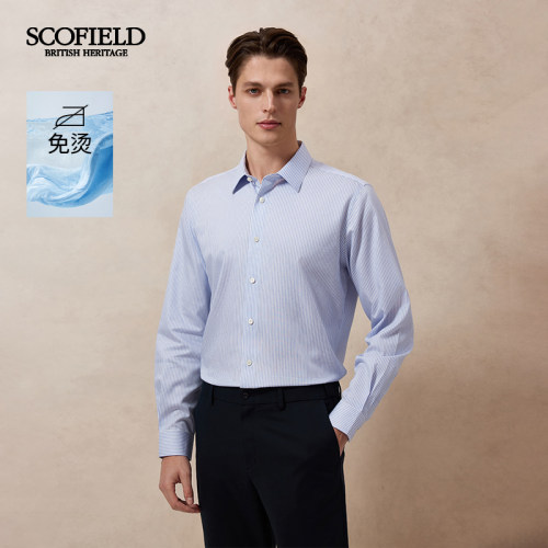 SCOFIELD时尚休闲条纹衬衫