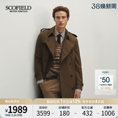有型潮流中长款 SCOFIELD男装 复古英伦风时尚 新款 风衣外套 25年秋季