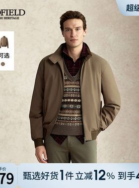 哈灵顿夹克版型短款立领棉服