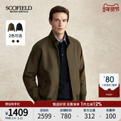 SCOFIELD男装 25秋冬新款 简约哈林顿立领商务轻休闲软壳夹克外套男