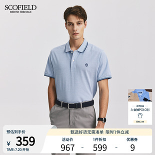 夏季 商务休闲翻领时尚 SCOFIELD男士 新款 短袖 T恤宽松POLO衫