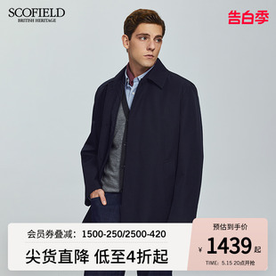 时尚 SCOFIELD男装 外套春季 英伦风高端商务男士 2024新款 可拆卸棉服