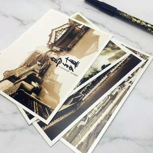 一个人一座城 中国各地城市风景旅行卡片 复古特色古镇明信片30张