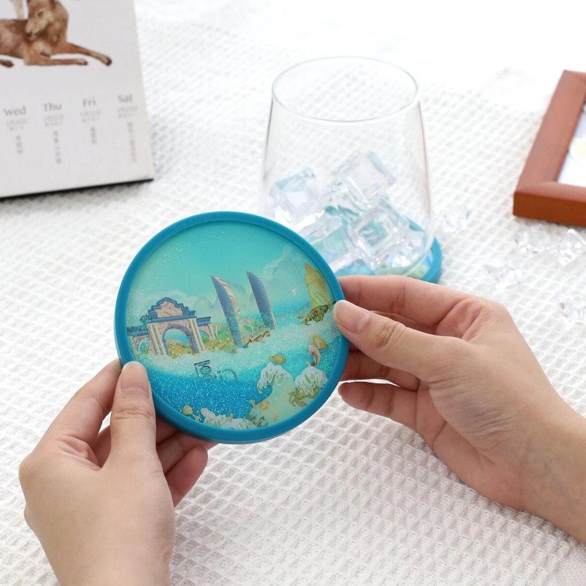 厦门大学鼓浪屿流沙杯垫旅行纪念