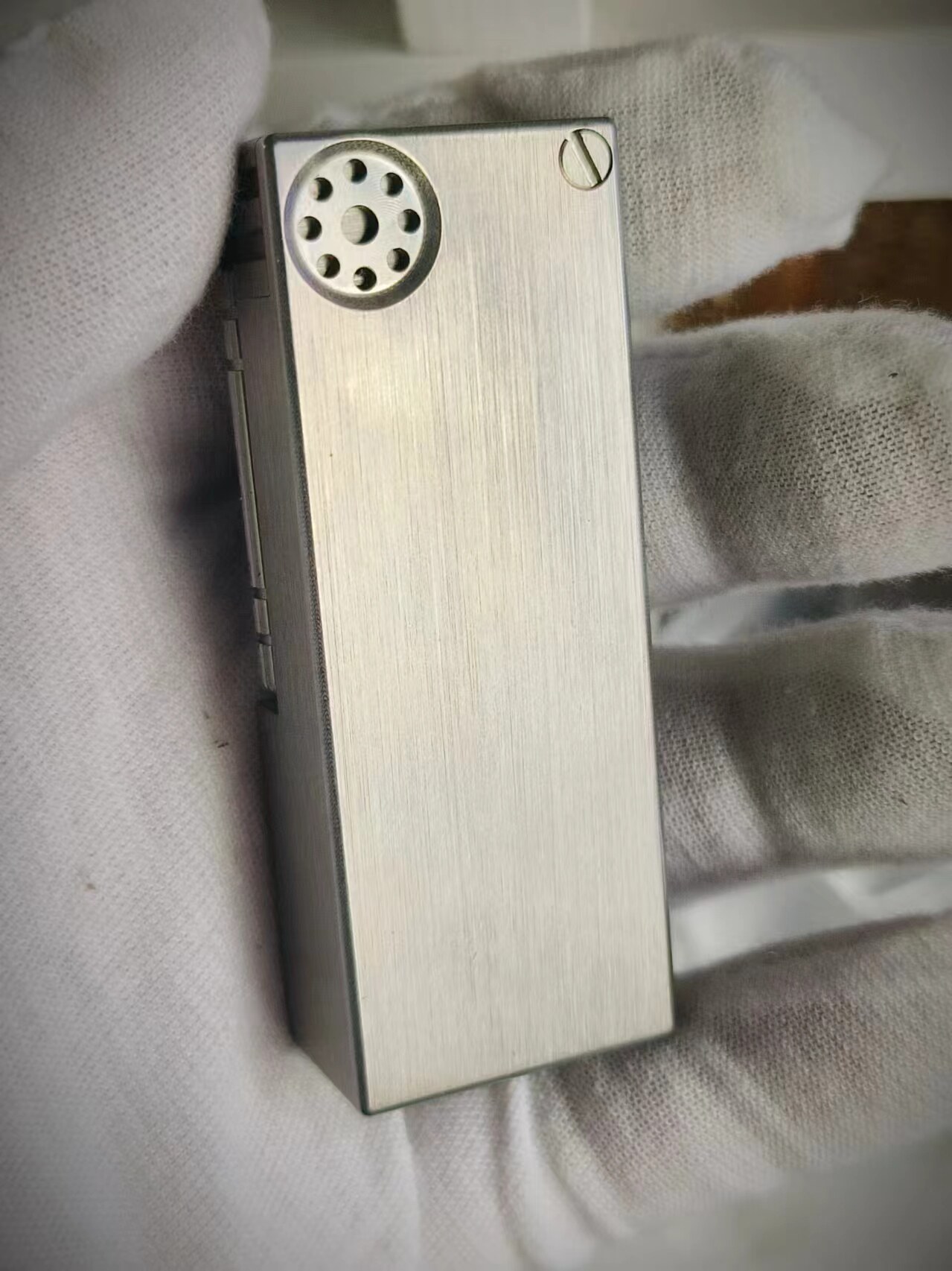 新款钛合金大号鱼肠侧滑点火煤油煤油打火机