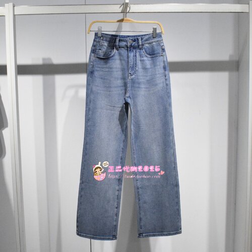 A1HAG2154 女装2026夏专柜正品新款牛仔长裤A1HAG215455-699