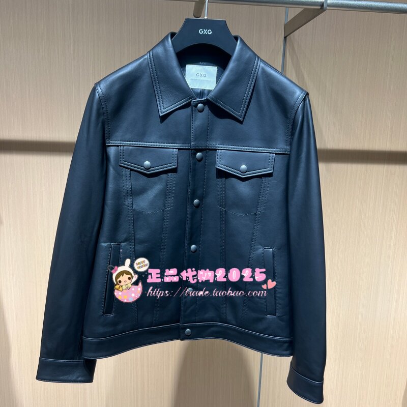 翻领皮衣G26X124009000-3499