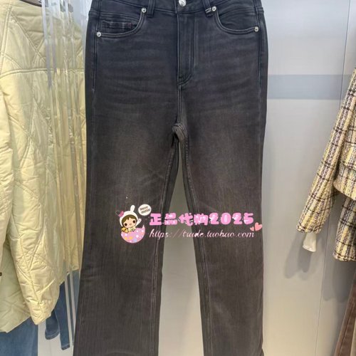 A1HAF4717 女装2025冬专柜正品新款牛仔长裤A1HAF4717 J5-599