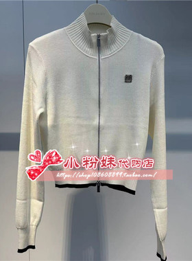 A3EDE3344女装2024秋合作系列百搭线开衫A3EDE3344882