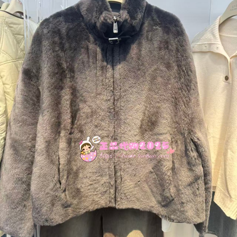 A1ADF4703 女装2025冬专柜正品新款裘皮外套A1ADF4703L9--5999