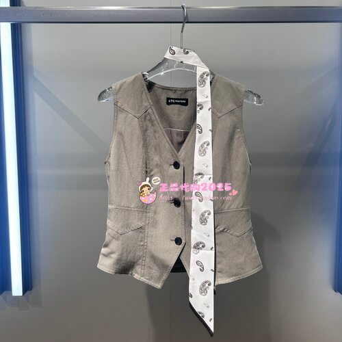 A1FCG2359 女装2026夏专柜正品新款 马夹 A1FCG235937-499