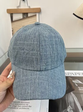 牛仔棒球帽夏季遮阳百搭