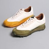 台版 波鞋 舒服牛胎皮面羊皮内防滑鞋 巴黎 底运动鞋 女休闲鞋 板鞋